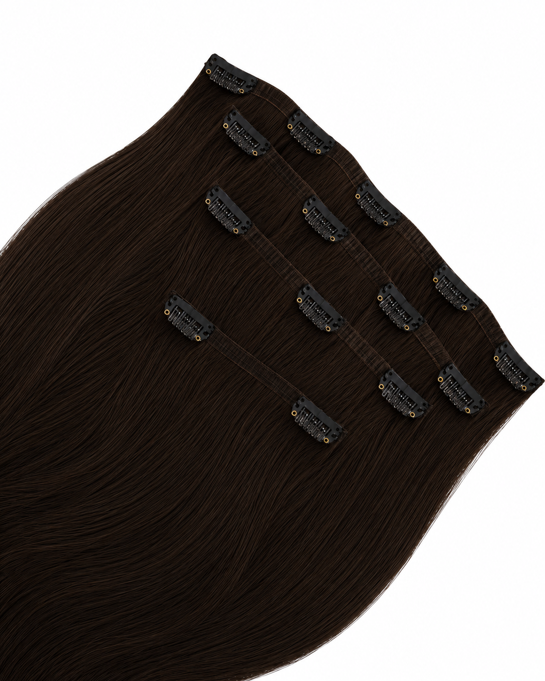 Prive PU Skinny Clips Hair Extensions