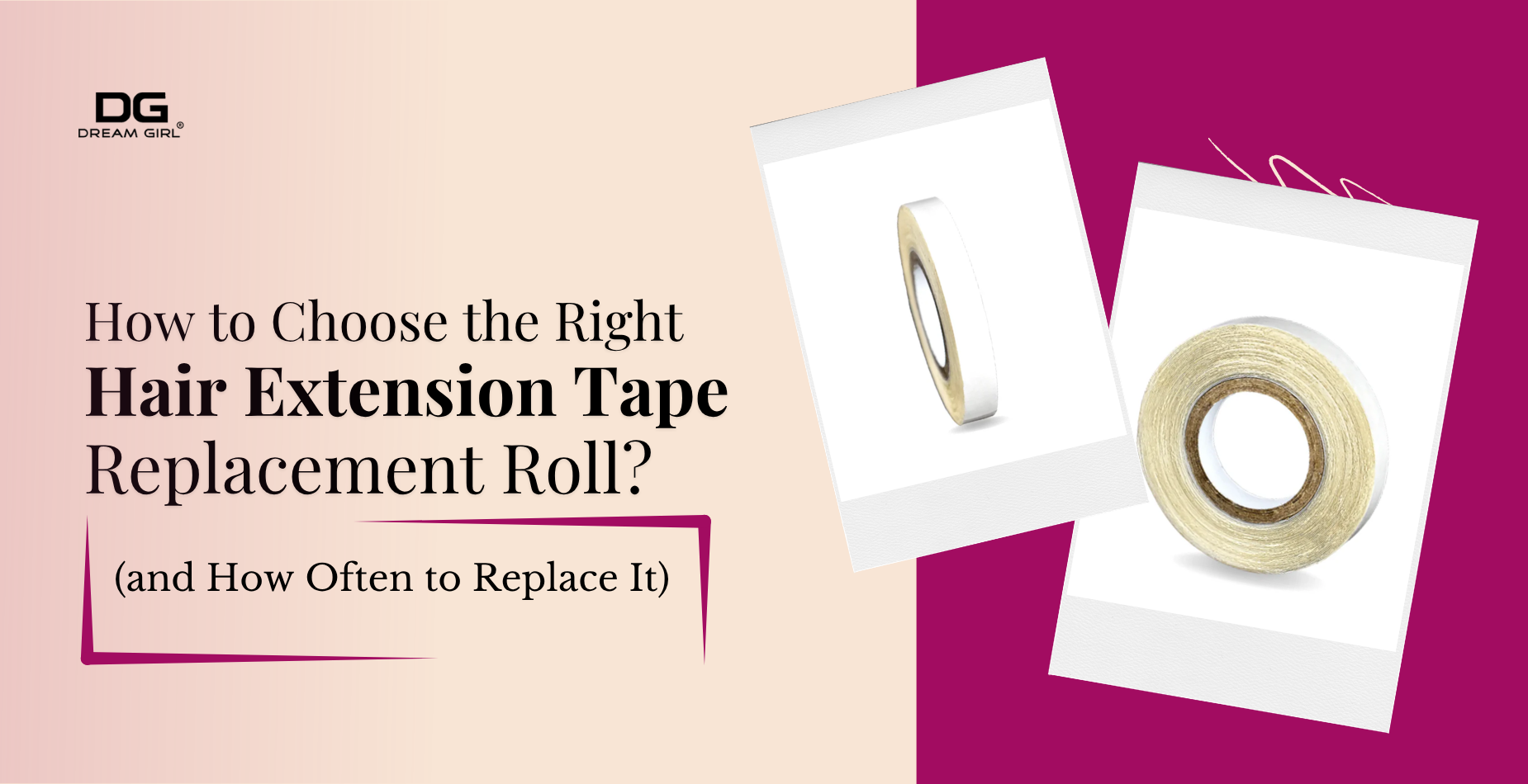 How to Choose the Right Hair Extension Tape Replacement Roll?